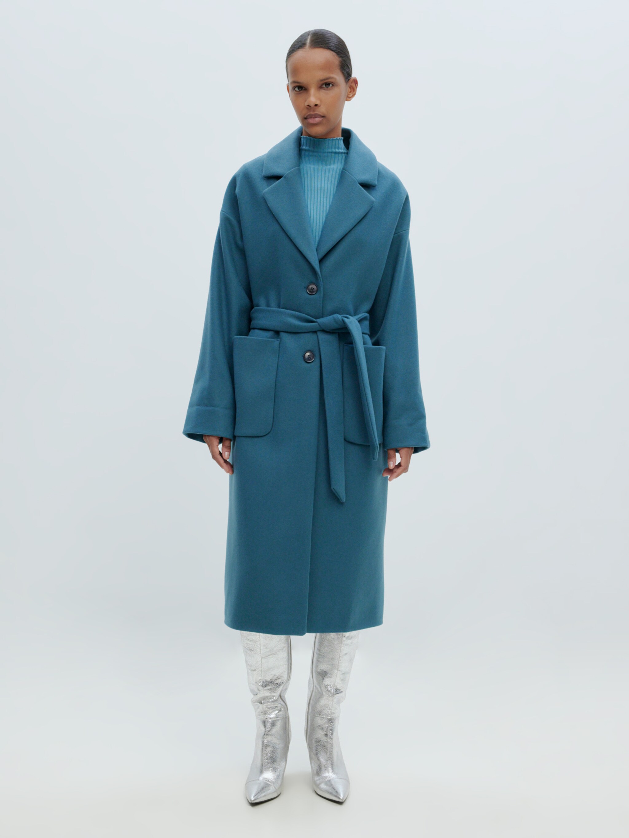 EDITED Producten Tussenmantel 'Santo' Blauw