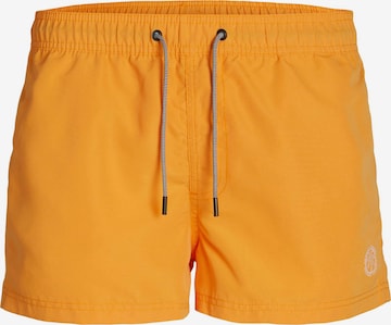 JACK & JONES Board Shorts 'BORA BORA' in Orange: front