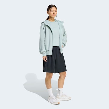 ADIDAS SPORTSWEAR Athletic Zip-Up Hoodie in Green