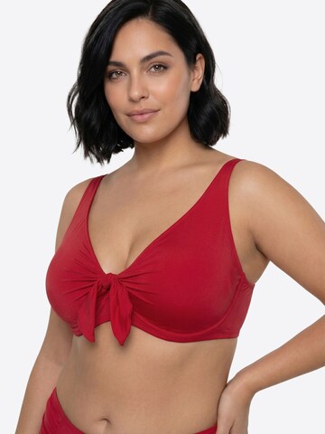 Vivisence T-shirt Bikini Top '3202' in Red