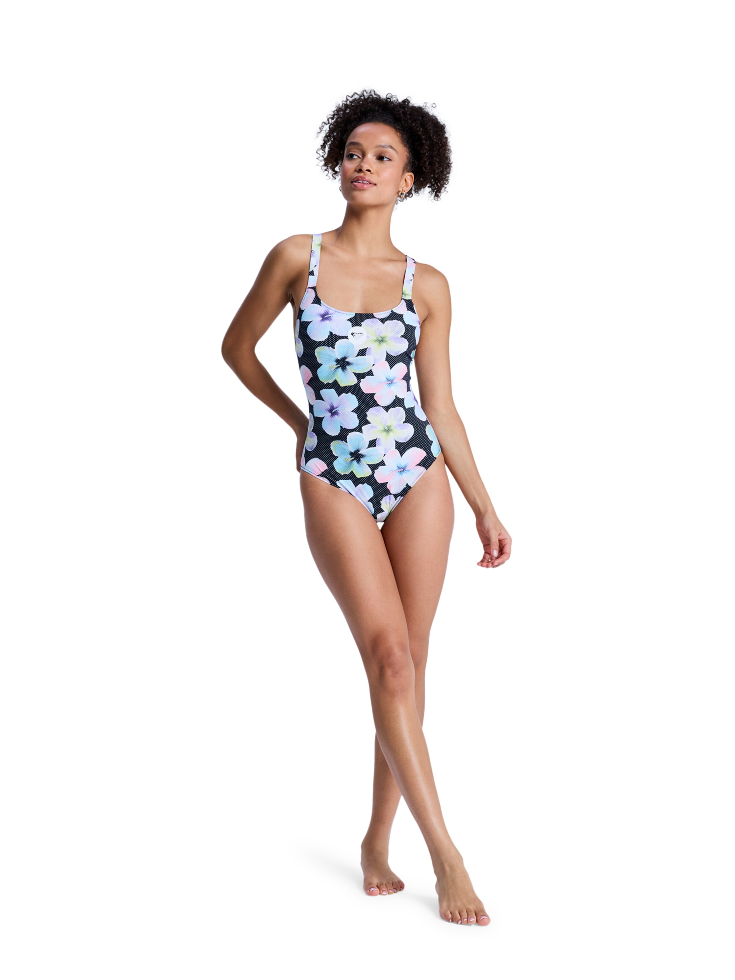 ROXY T-shirt Active Swimsuit 'Active' in Grey