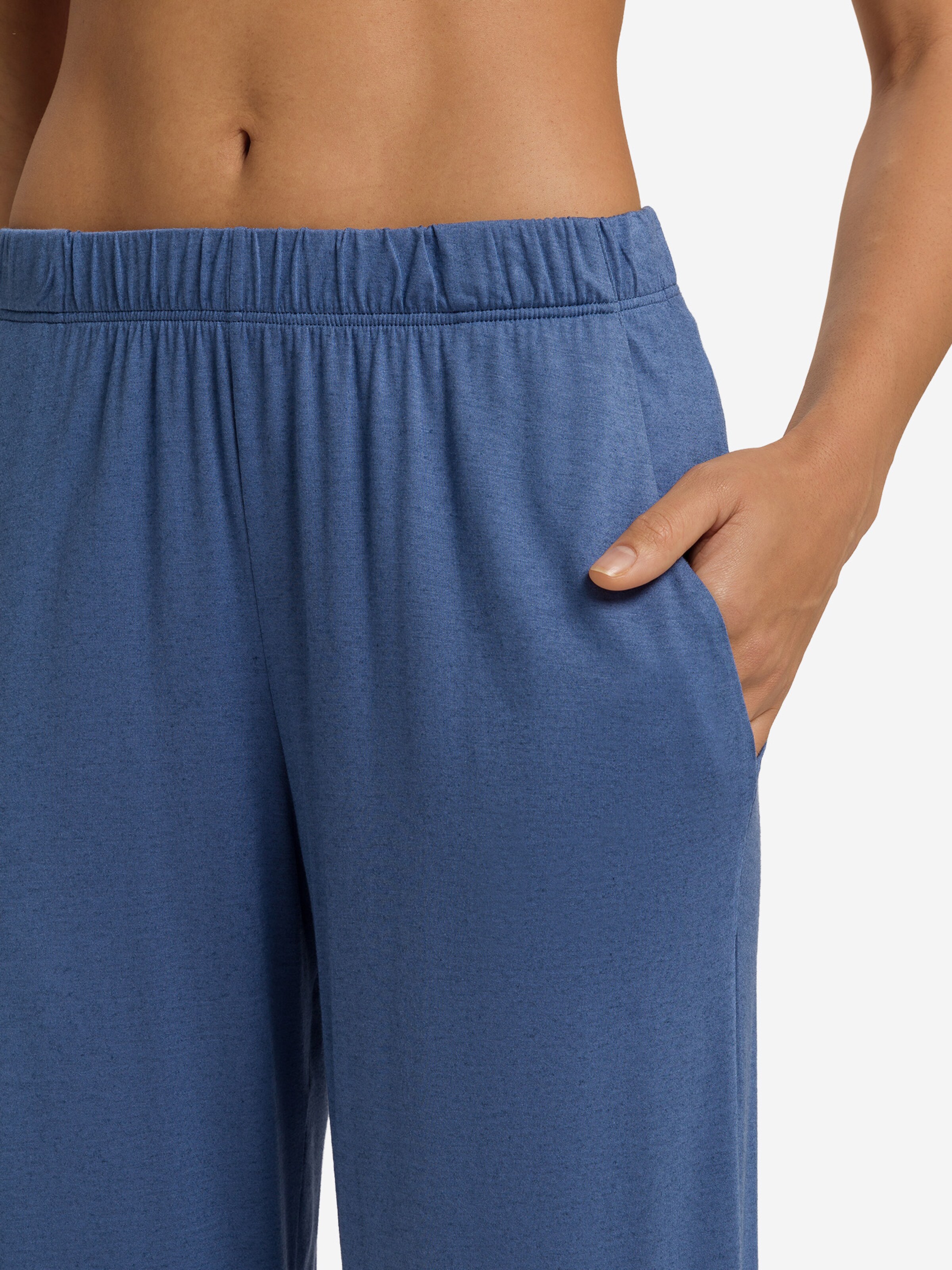 Hanro Loosefit Sweatpants ' Natural Wear ' in Blau