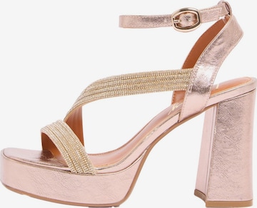 auksinė Lipsy Basutės su dirželiais: priekis