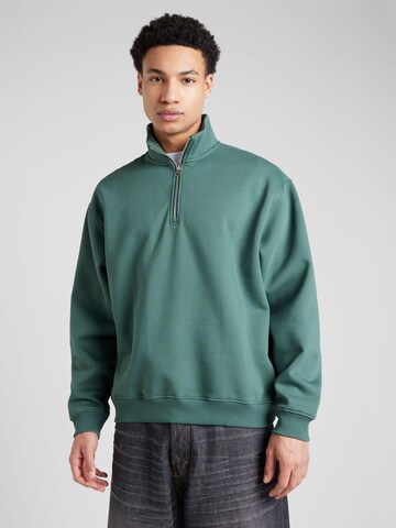 WEEKDAY Sweatshirt in Groen: voorkant