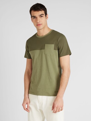 T-Shirt fonctionnel 'Nevis III' VAUDE en vert : devant