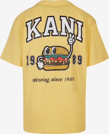 Karl Kani Shirt 'Burger' in Geel