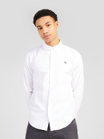 Abercrombie & Fitch Regular fit Skjorta i vit: framsida