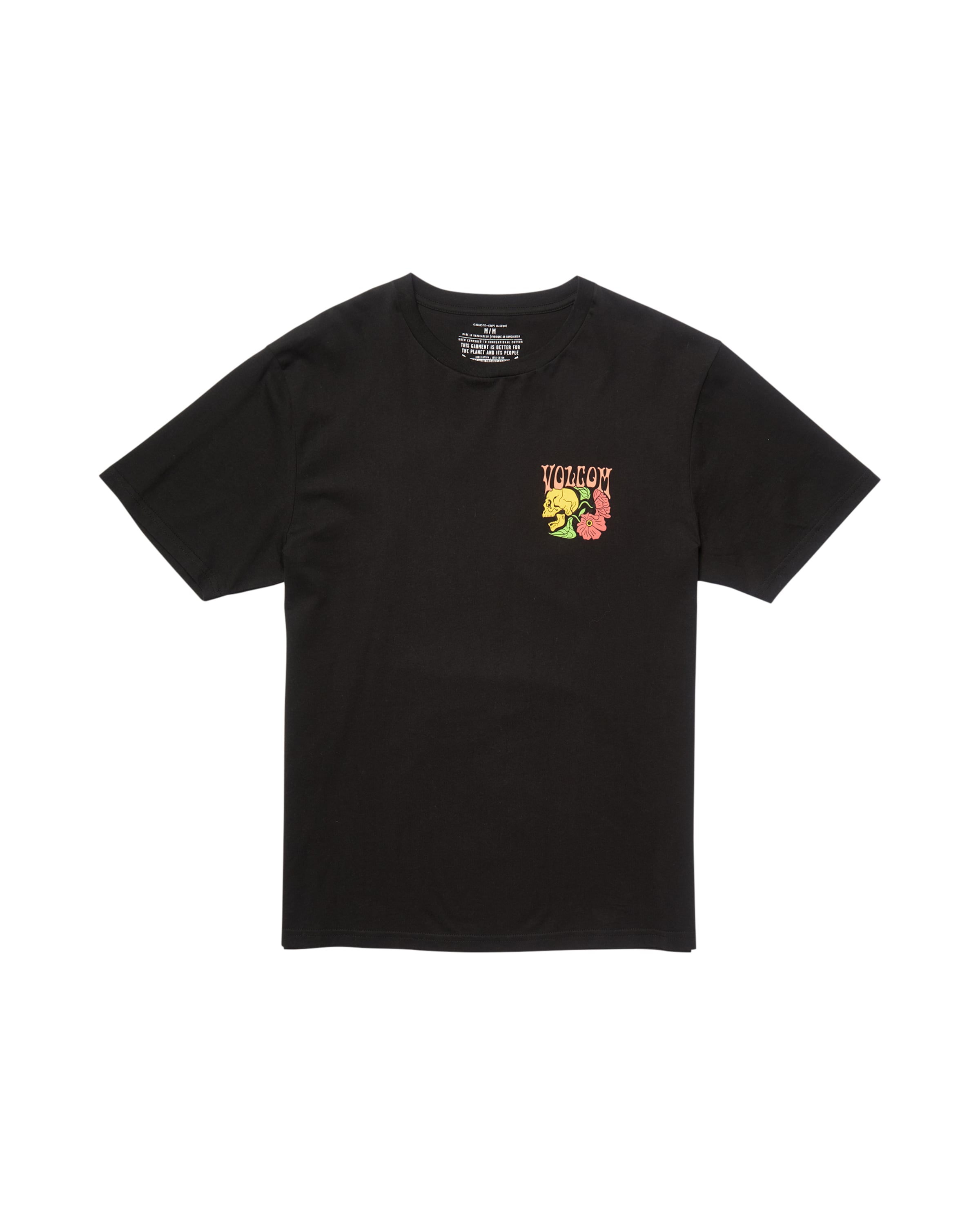 Volcom T-Shirt 'Toofflow' in Schwarz: Vorderseite