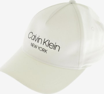 Calvin Klein Hat & Cap in One size in White: front