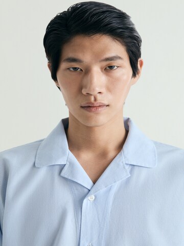 Scalpers Rovný strih Košeľa - Modrá