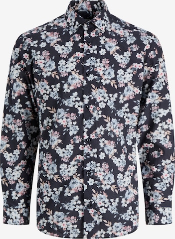Jack & Jones Premium Regular fit Button Up Shirt 'JPRBLAPARKER' in Blue: front