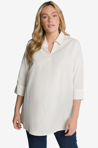 Ulla Popken Blouse in Wit: voorkant