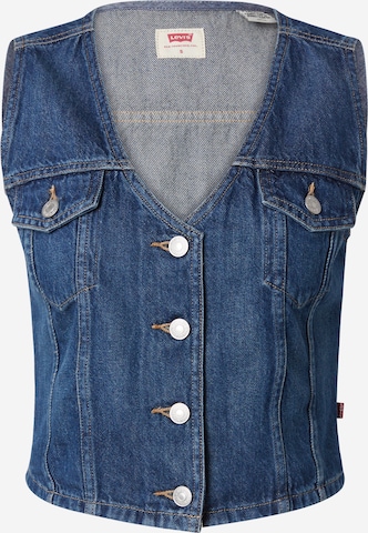 LEVI'S ® Bluzka 'Bella Denim Corset' w kolorze niebieski: przód