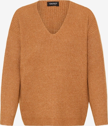 Pullover ' OXICALLIE ' di Oxmo in marrone: frontale