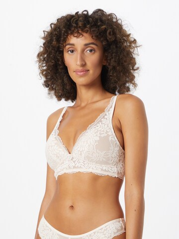 ESPRIT Triangle Bra in Beige: front