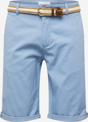 Lindbergh Chino 'Superflex' in Blauw: voorkant