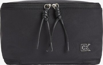Calvin Klein Jeans Cosmetic Bag in Black: front