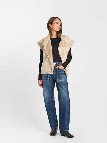 Gilet 'MALIA' Le Temps Des Cerises en beige