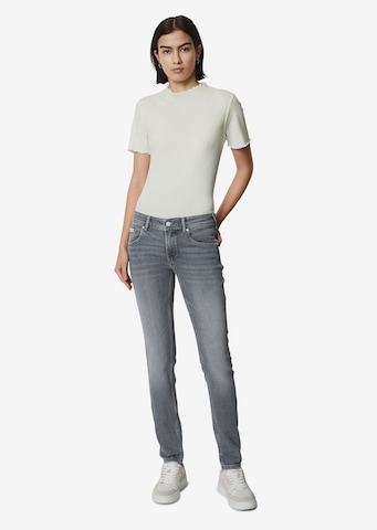 Marc O'Polo DENIM Slimfit Jeans 'ALVA' in Grau