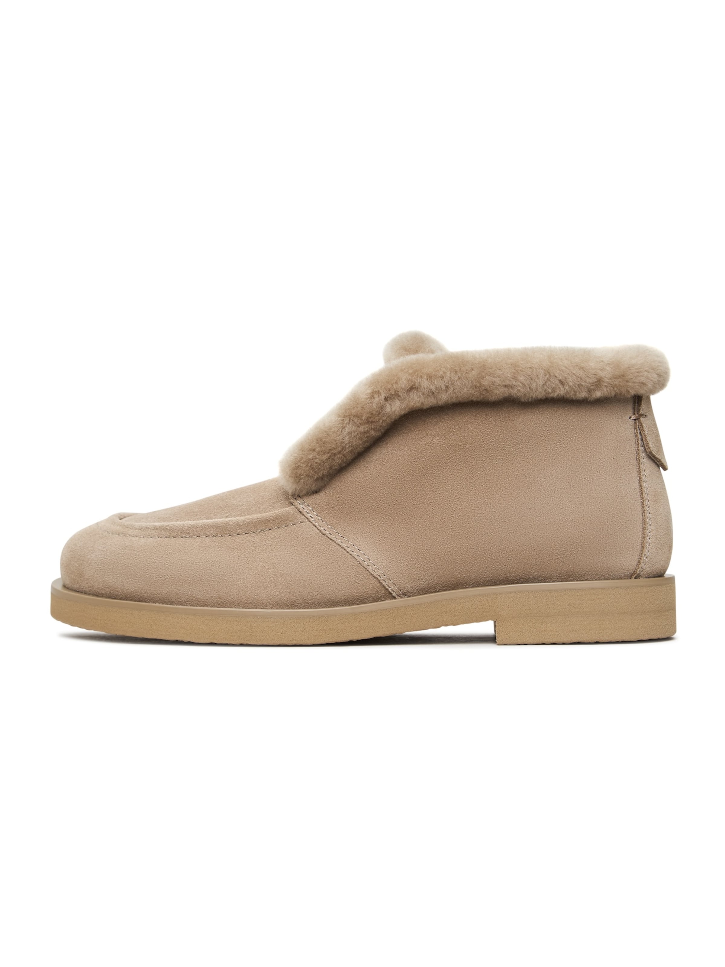 CESARE GASPARI Ankle Boots in Beige: Vorderseite