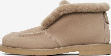 Bottines CESARE GASPARI en beige : devant