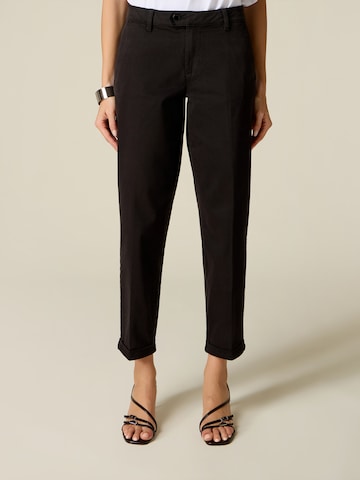 Loosefit Pantaloni di oltre in nero