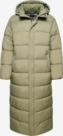 Superdry Wintermantel in Groen: voorkant