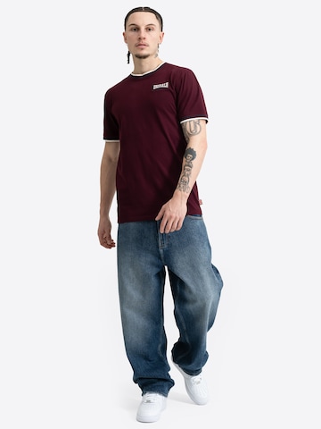 LONSDALE - Camiseta 'Quin' en rojo
