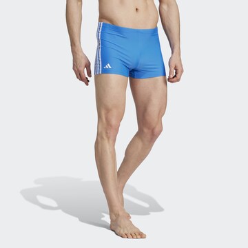 ADIDAS PERFORMANCE Athletic Swim Trunks in Blue: front