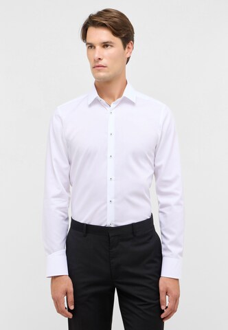 ETERNA Slim fit Business shirt in White: front