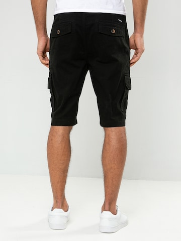 Threadbare Regular Cargo trousers 'Bute' in Black