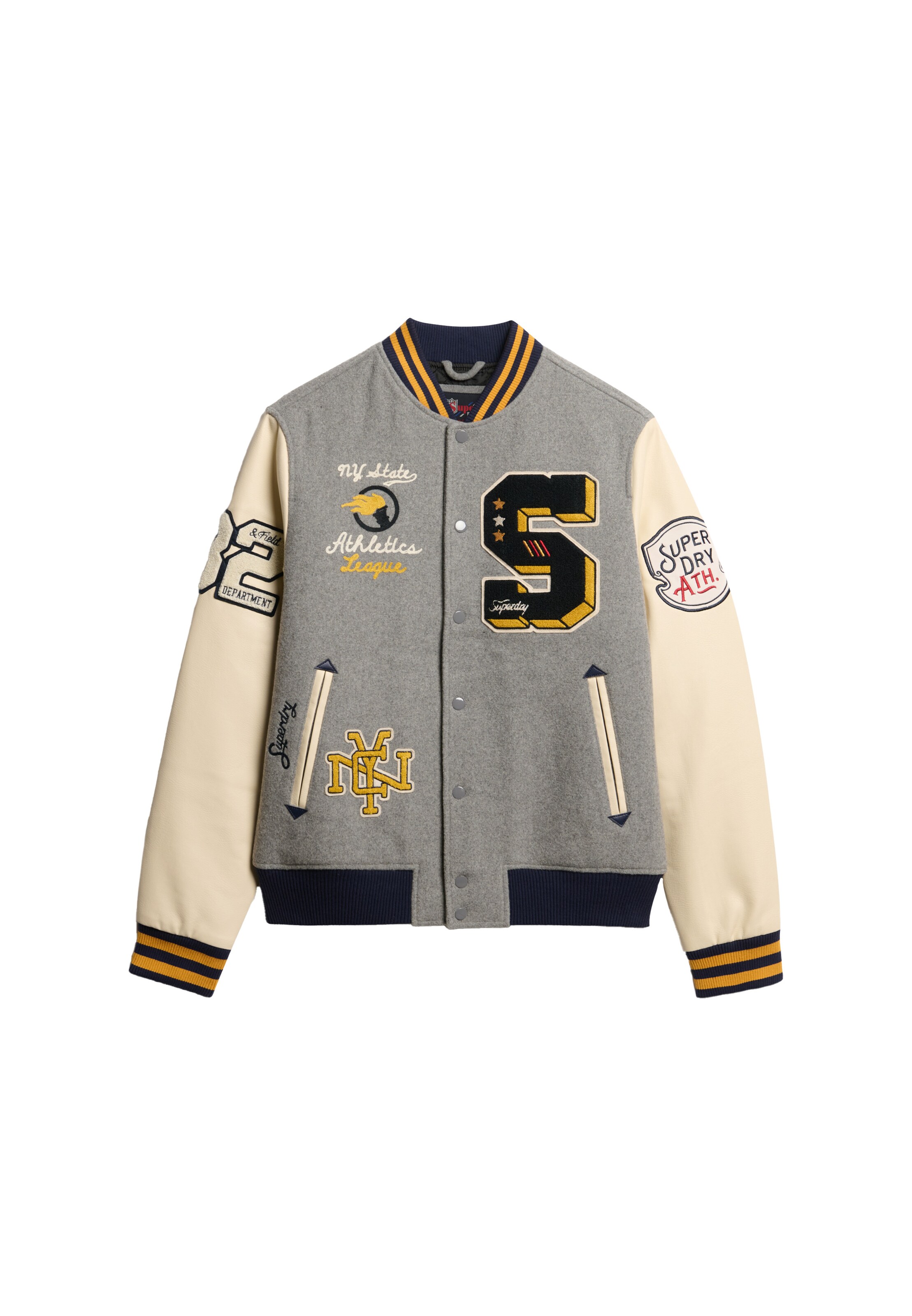 Superdry & Co Übergangsjacke in Grau: Vorderseite