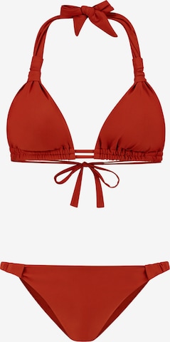 Triangle Bikini 'Bibi' Shiwi en marron : devant