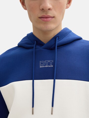 TOM TAILOR DENIM Sweatshirt in Blue