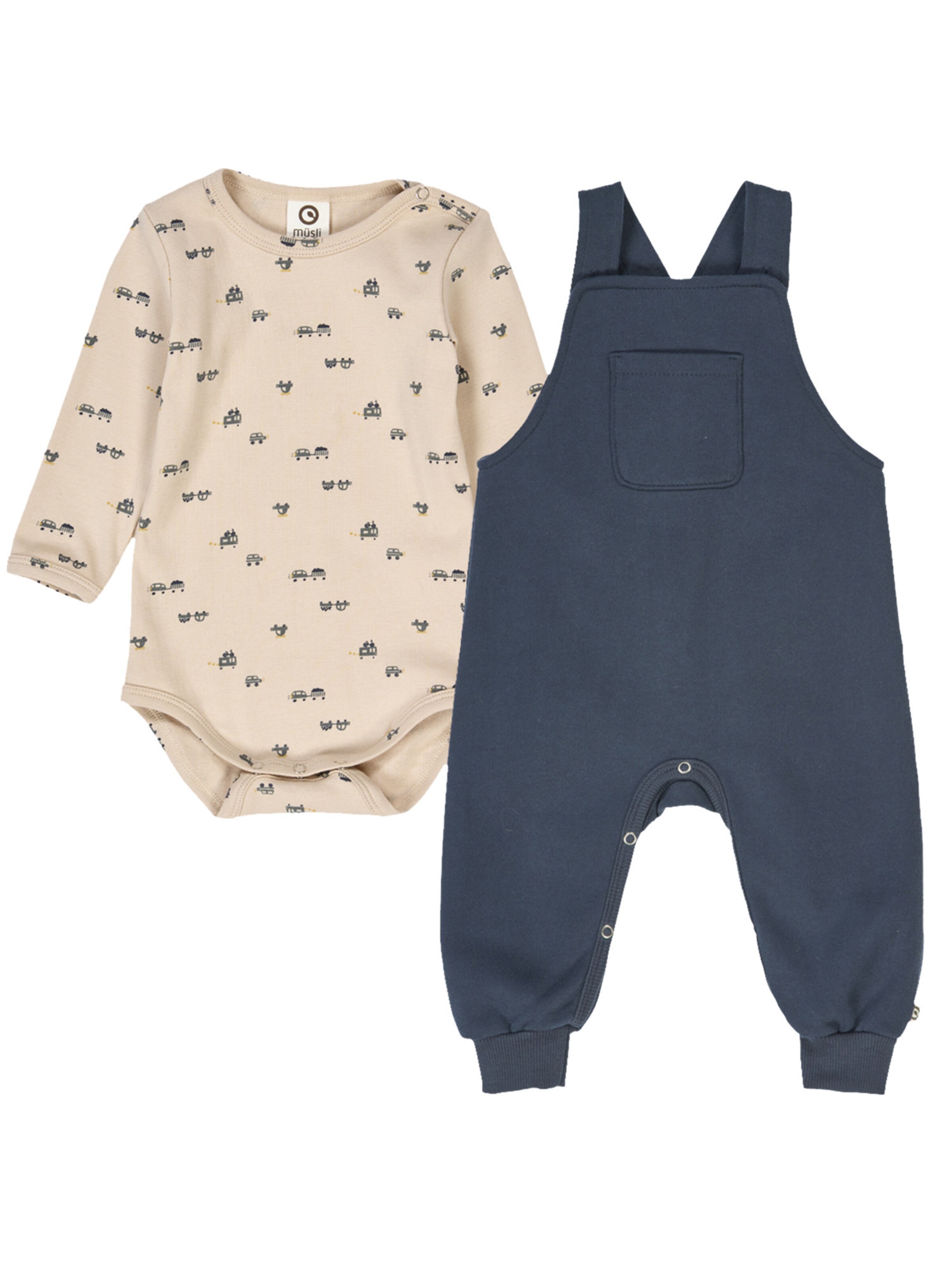 Müsli by GREEN COTTON Set in Beige: voorkant