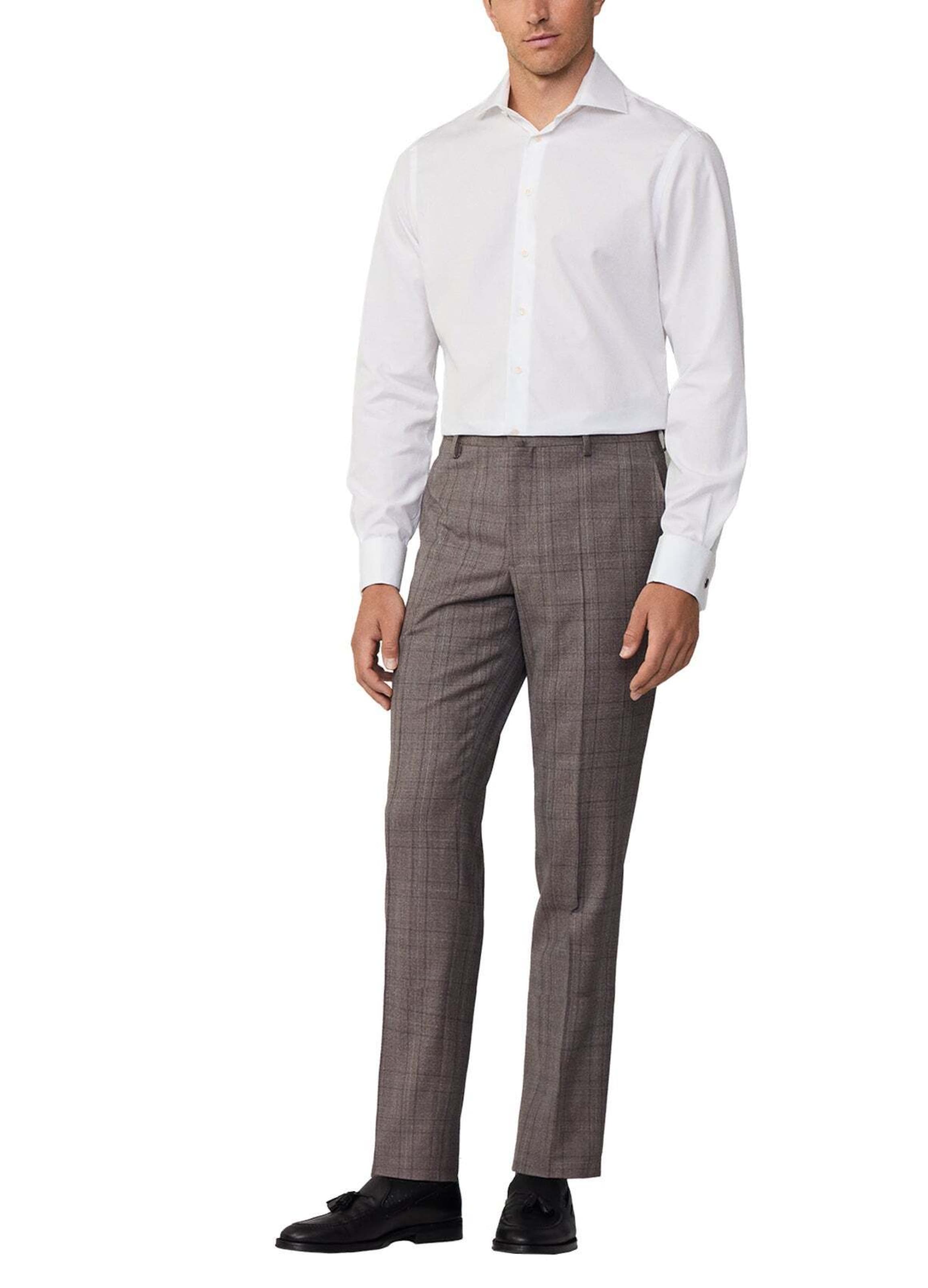 Hackett London Slim Fit Businesshemd 'Poplin Classic' in Weiß