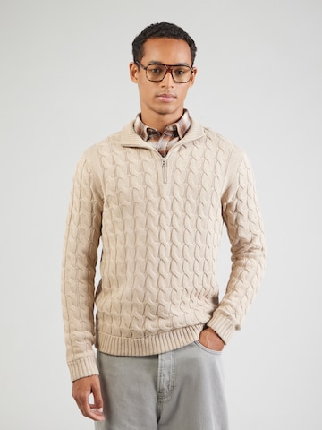 Pull-over 'ONSKICKER' Only & Sons en beige : devant