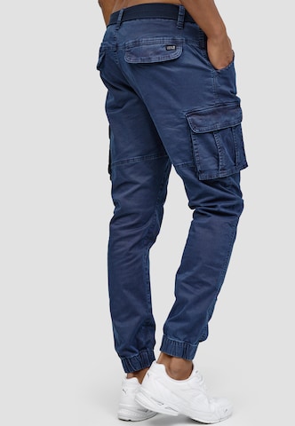 INDICODE JEANS Regular Hose in Blau