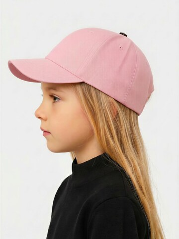 Lou-i Hut 'Kinder Cap aus Bio-Baumwolle'‌‌‌‌‌ in Pink: Vorderseite