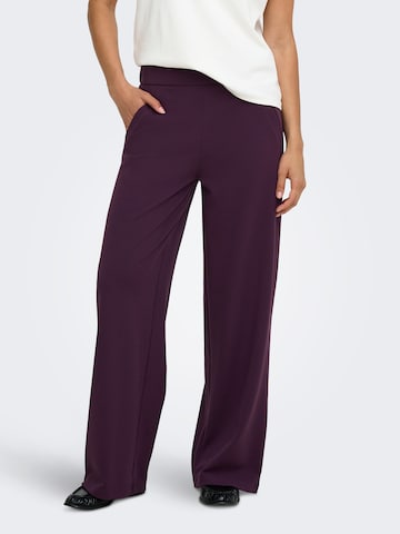 JDY - Pierna ancha Pantalón 'JDYLOUISVILLE CATIA' en lila: frente