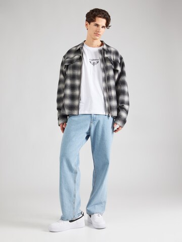 JACK & JONES Тениска 'JORBRADLEY GRIF' в бяло