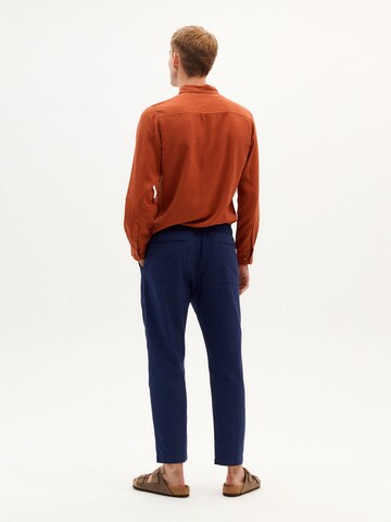 Thinking MU Regular Hose ' Travel Pants ' in Blau