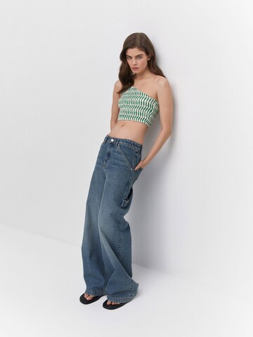 MANGO Top 'FE' in Grün