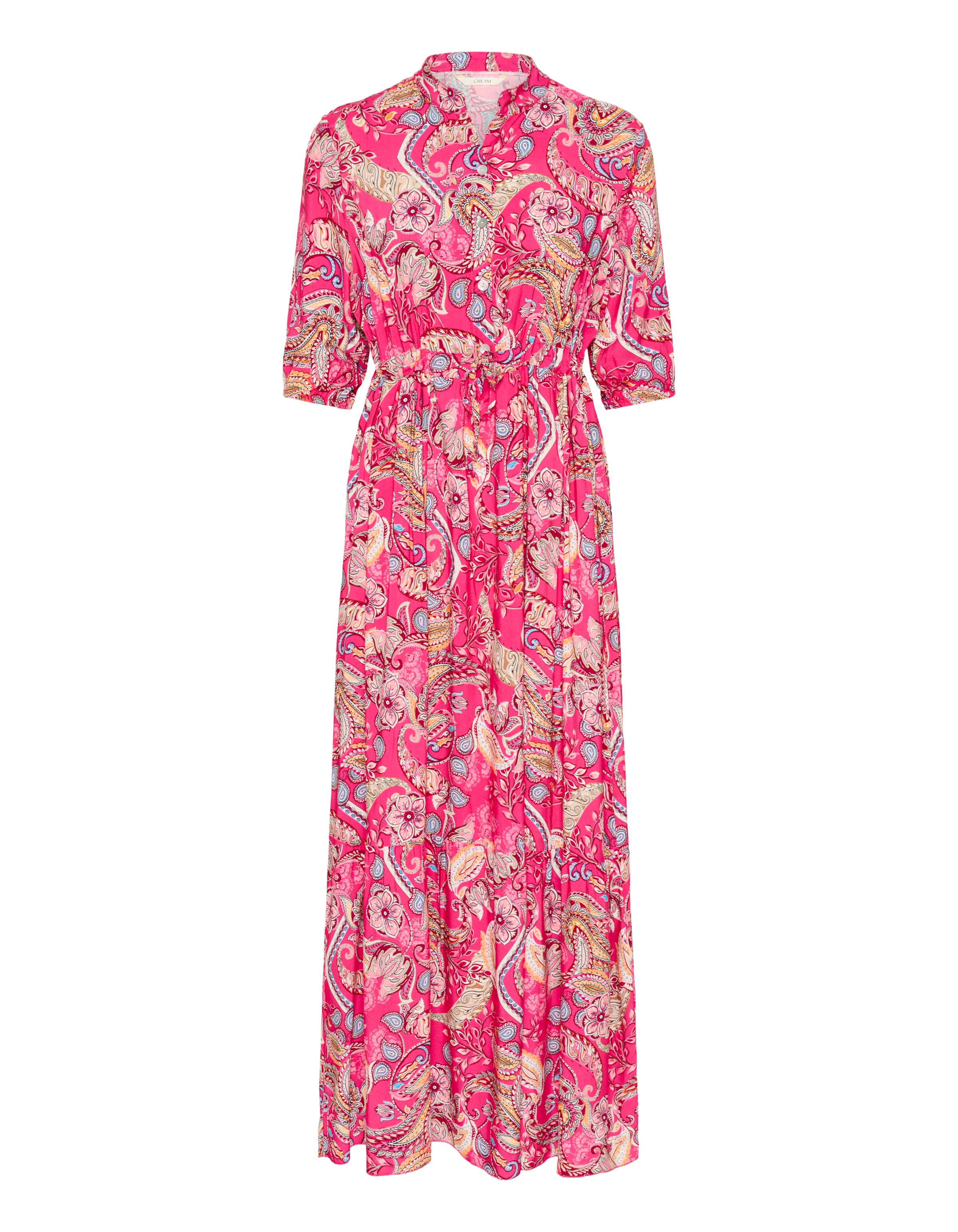 Cream Shirt dress 'Lora' in Pink: front