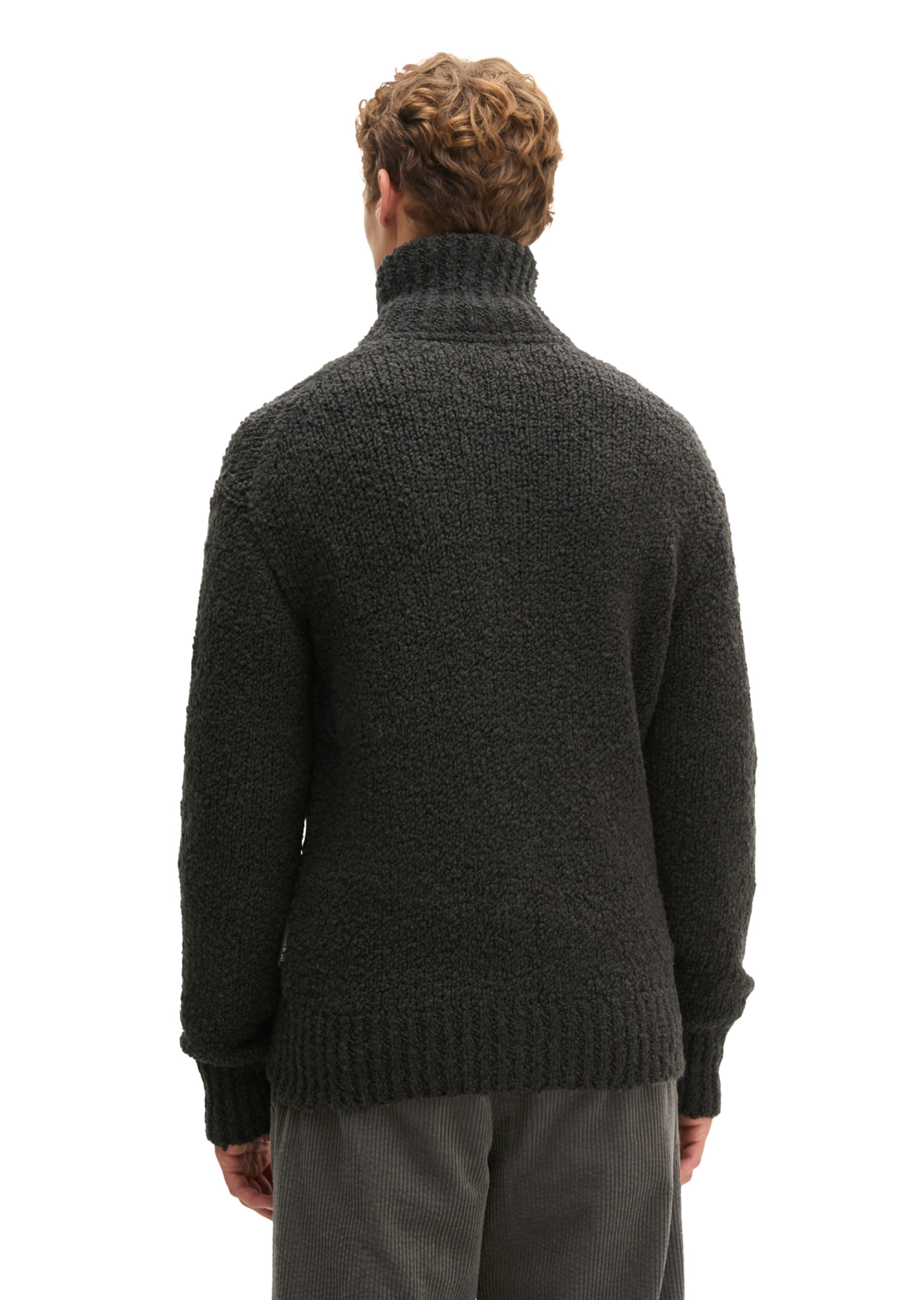 Marc O'Polo Strickjacke in Schwarz: Rückseite