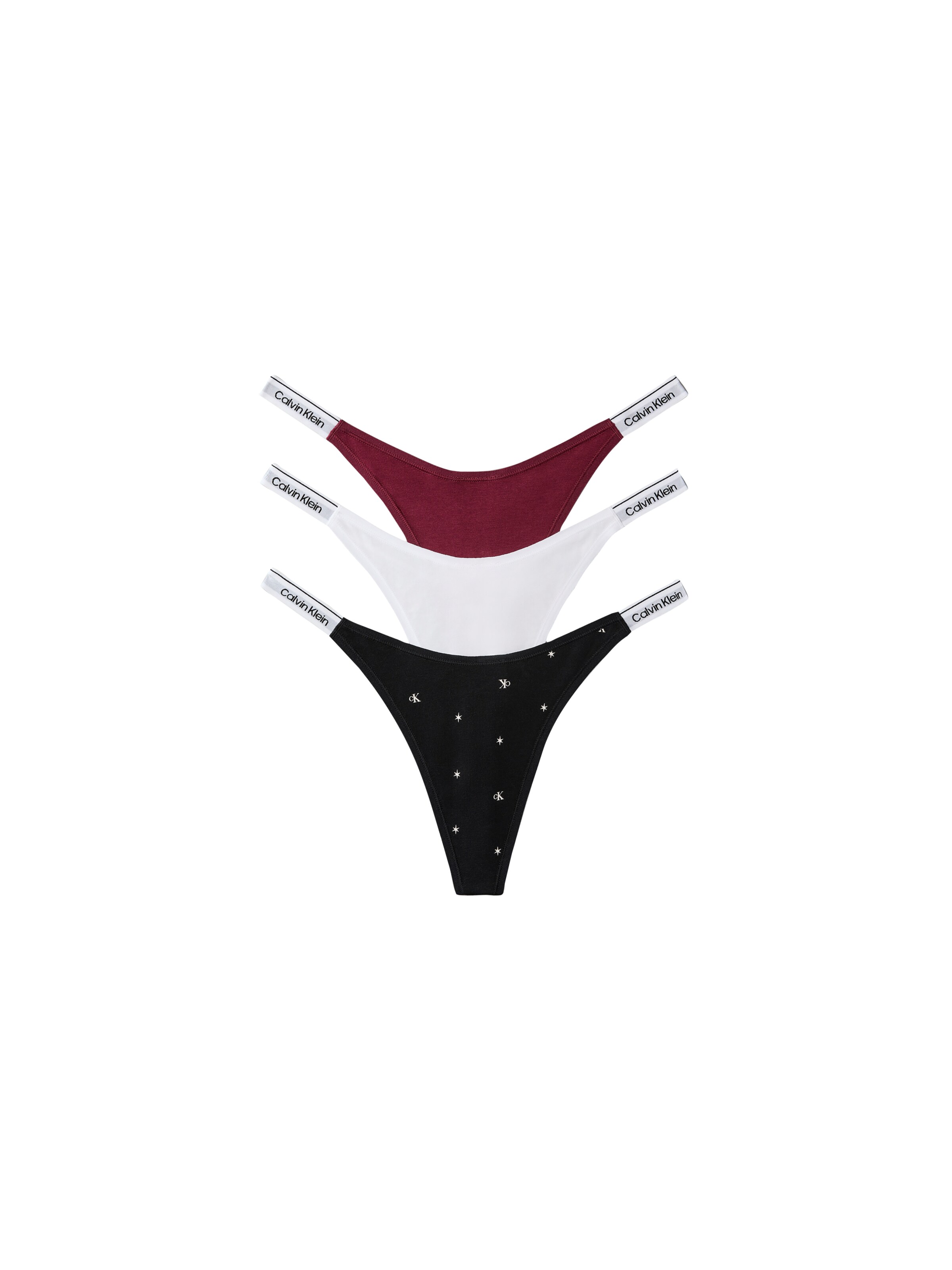 Calvin Klein Underwear String in Rood: voorkant