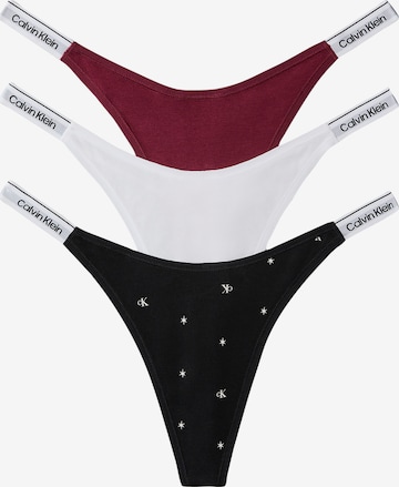 Calvin Klein Underwear String in Rood: voorkant