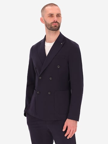 Distretto12 Regular fit Colbert 'Milano' in Blauw: voorkant