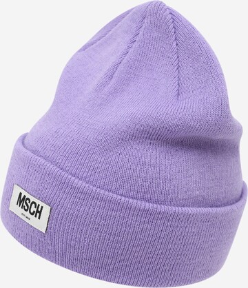 MSCH COPENHAGEN Beanie 'Mojo' in Purple: front