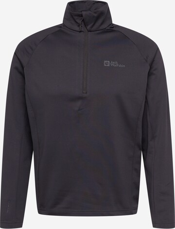 JACK WOLFSKIN Sportpullover in Grau: predná strana